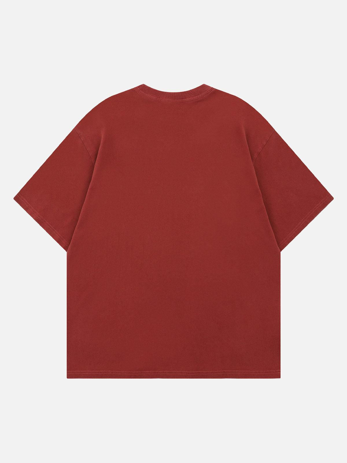 Concert Outfit Washed Letters Graphic T-Shirt Concert Outfit Washed Letters Graphic T-Shirt