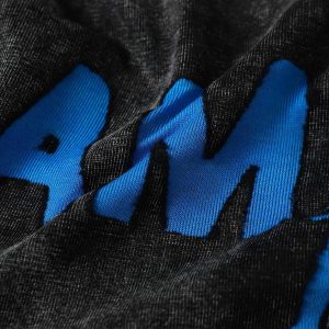 Concert Outfit Washed Lightning Oversized T-Shirt