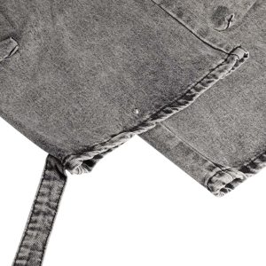 Concert Outfit Washed Multi-Pocket Cargo Jeans