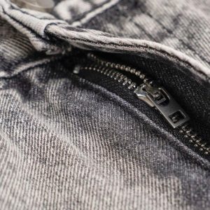 Concert Outfit Washed Multi-Pocket Cargo Jeans