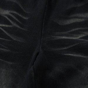 Concert Outfit Washed Multi Pocket Drawstring Cargo Jeans