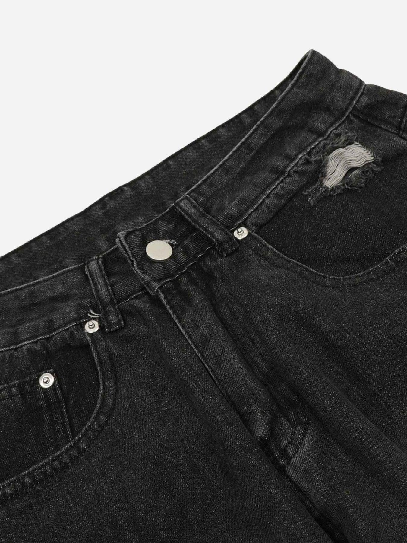 Concert Outfit Washed Multi-Pocket Work Jeans Concert Outfit Washed Multi-Pocket Work Jeans