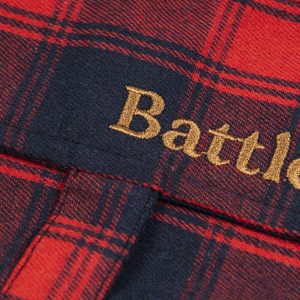 Concert Outfit Washed Plaid Belt Barrel Jeans