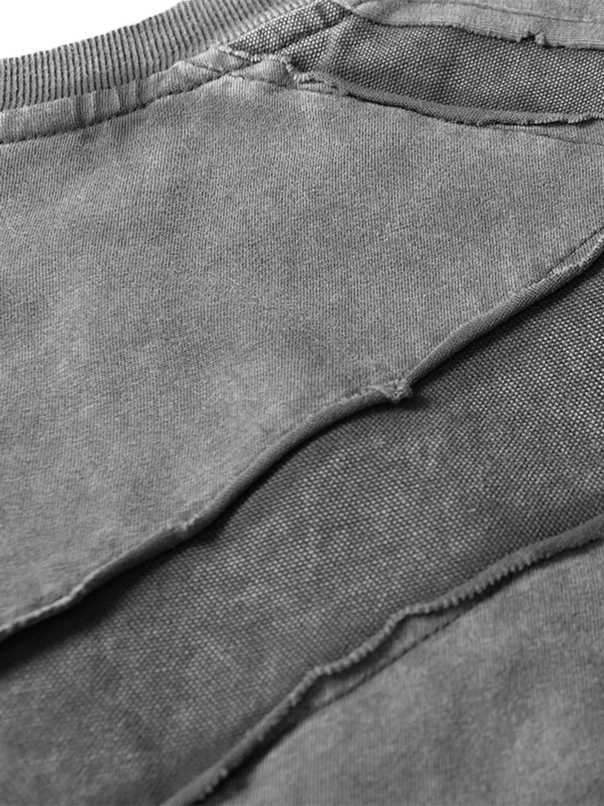 Concert Outfit Washed Raw Edge Split Oversized T-Shirt Concert Outfit Washed Raw Edge Split Oversized T-Shirt