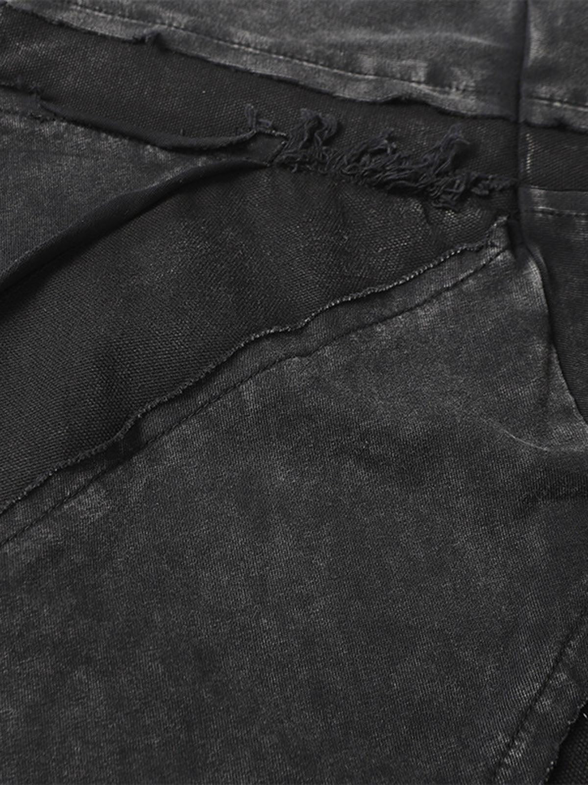 Concert Outfit Washed Raw Edge Split Oversized T-Shirt Concert Outfit Washed Raw Edge Split Oversized T-Shirt