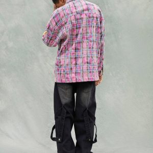 Concert Outfit Washed Ripped Denim Jeans