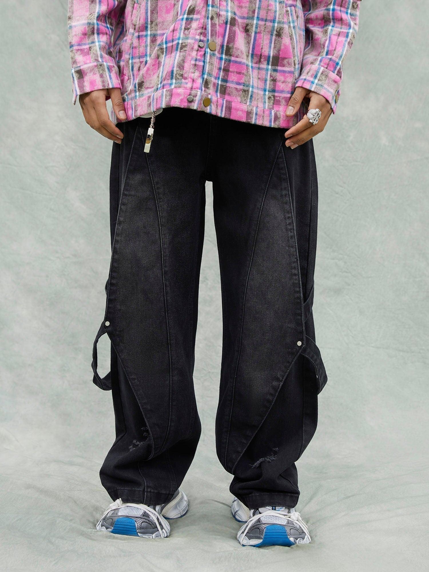 Concert Outfit Washed Ripped Denim Jeans Concert Outfit Washed Ripped Denim Jeans