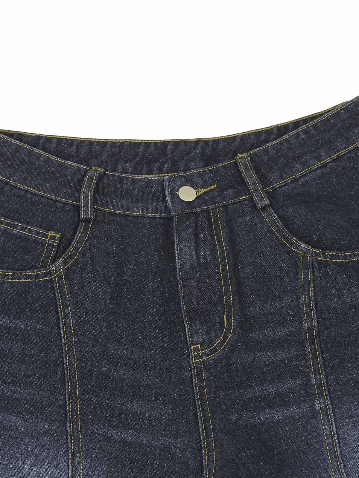 Concert Outfit Washed Ripped Embroidered Barrel Jeans Concert Outfit Washed Ripped Embroidered Barrel Jeans