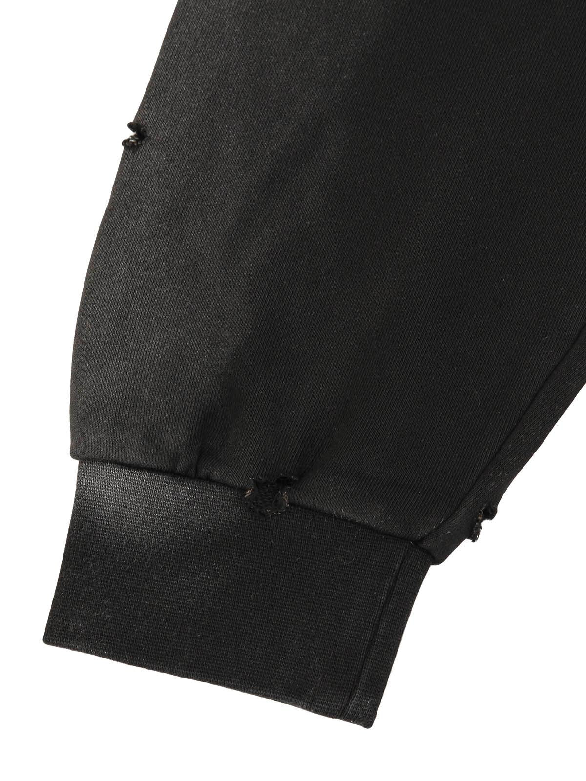 Concert Outfit Washed Ripped Zip Up Hoodie Concert Outfit Washed Ripped Zip Up Hoodie