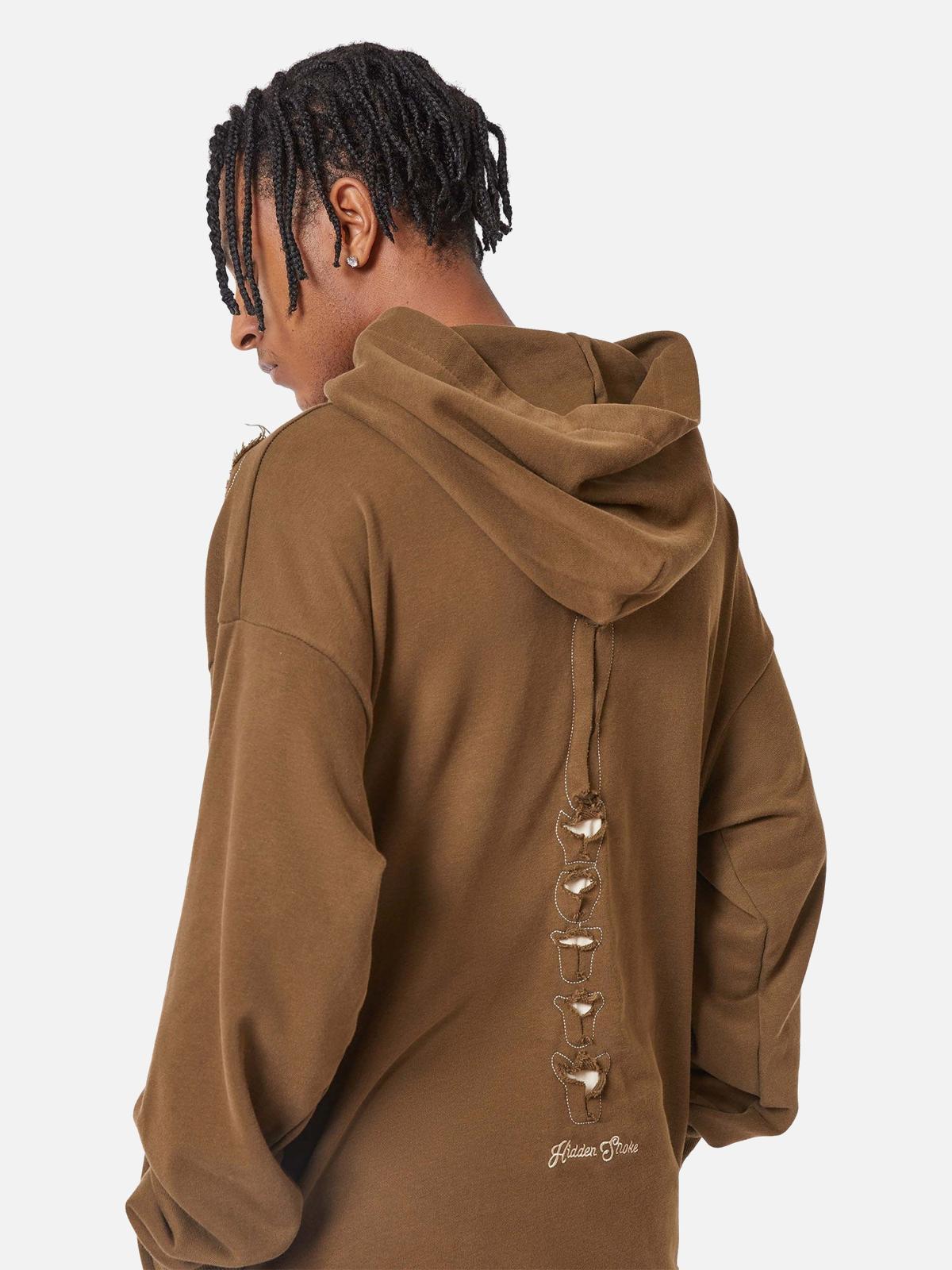 Concert Outfit Washed Streetwear Aged Look Hoodie Concert Outfit Washed Streetwear Aged Look Hoodie