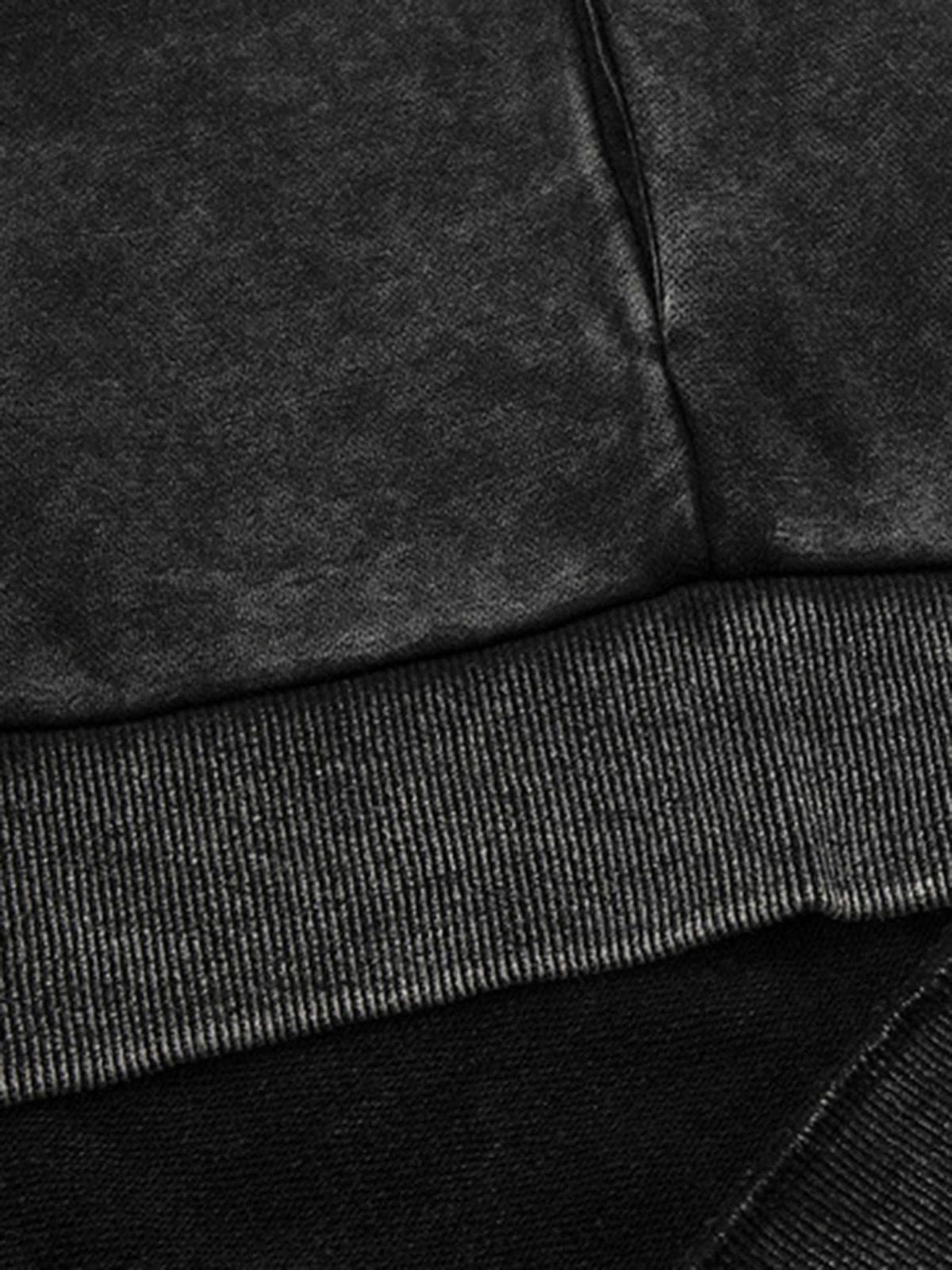 Concert Outfit Washed Streetwear Aged Look Hoodie Concert Outfit Washed Streetwear Aged Look Hoodie