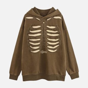 Concert Outfit Washed Streetwear Aged Look Hoodie