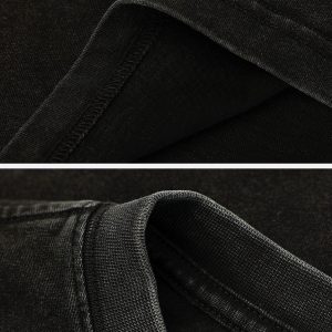 Concert Outfit Washed Wings Print Tee