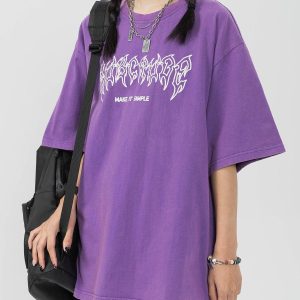 Concert Outfit Washed Wings Print Tee