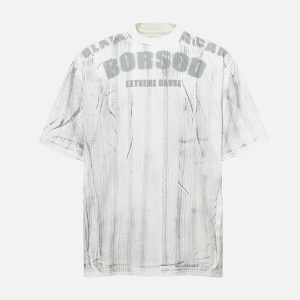 Concert Outfit Wasteland Dirty Dye Oversized Graphic T-Shirt