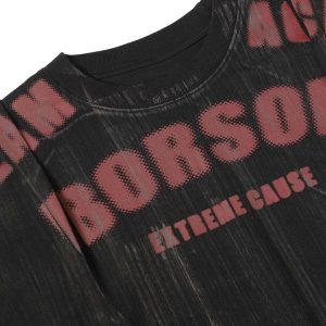 Concert Outfit Wasteland Dirty Dye Oversized Graphic T-Shirt