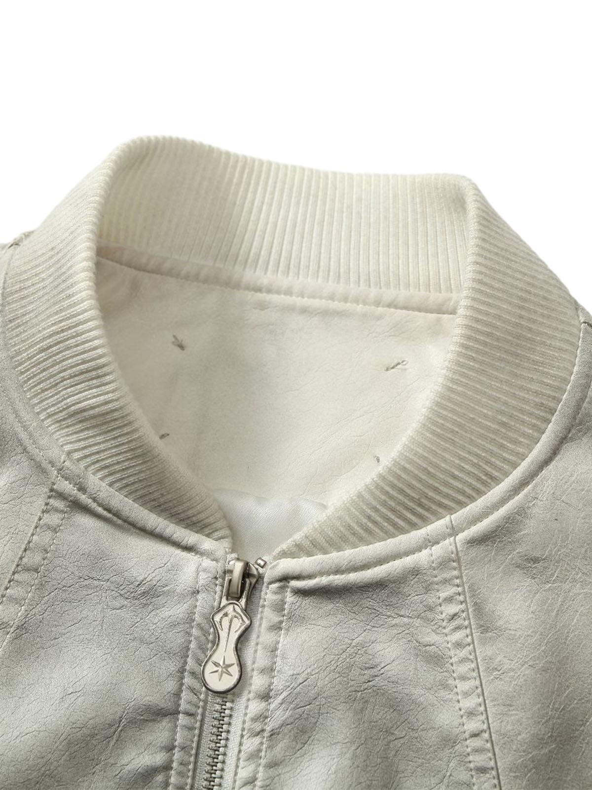 Concert Outfit Wasteland Dirty Dyed Leather Bomber Jacket Concert Outfit Wasteland Dirty Dyed Leather Bomber Jacket