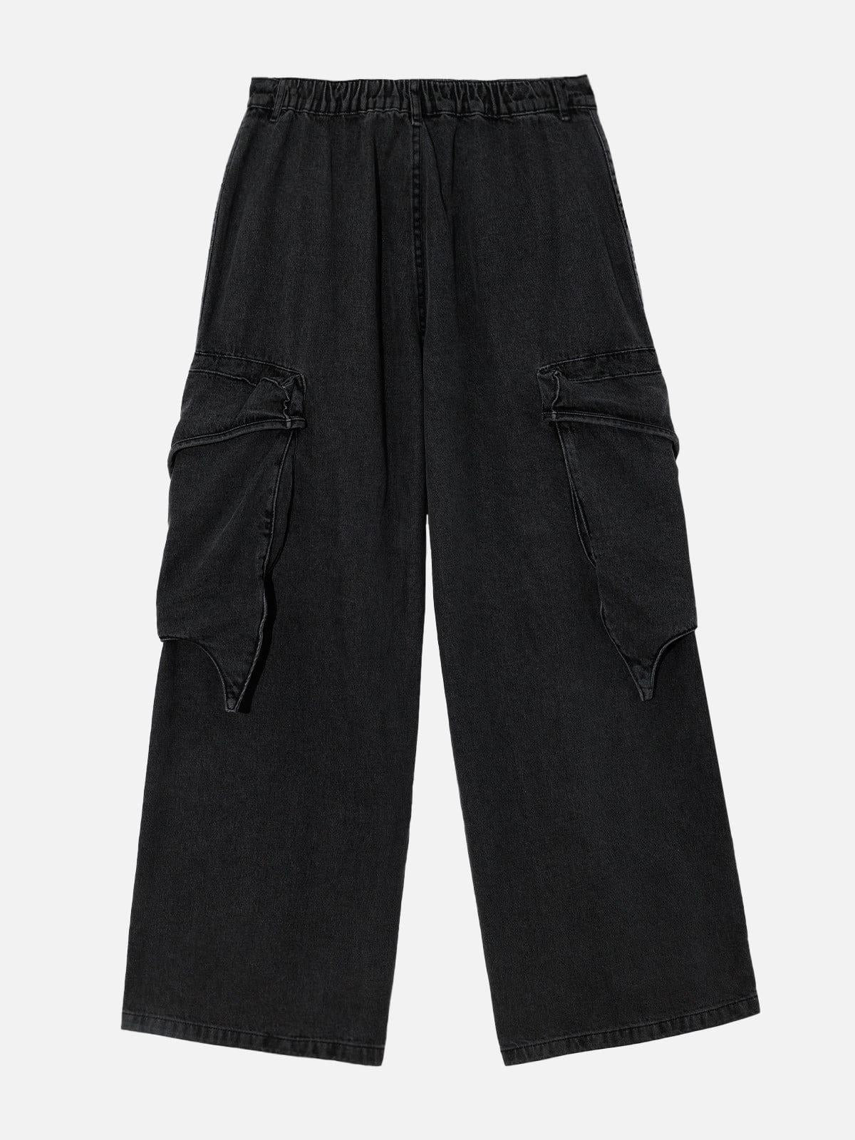 Concert Outfit Wasteland Punk Washed Wide Leg Jeans Concert Outfit Wasteland Punk Washed Wide Leg Jeans