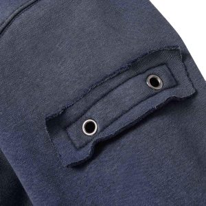 Concert Outfit Wasteland Style Washed Zipper Up Sweatshirt