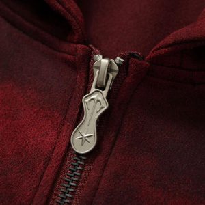 Concert Outfit Wasteland Tie-Dye Zipper Jacket