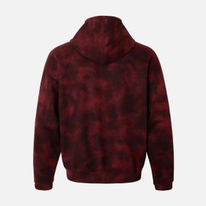 Concert Outfit Wasteland Tie-Dye Zipper Jacket