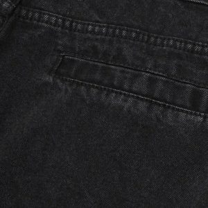 Concert Outfit Water Ripple Multi-Pocket Cargo Jeans