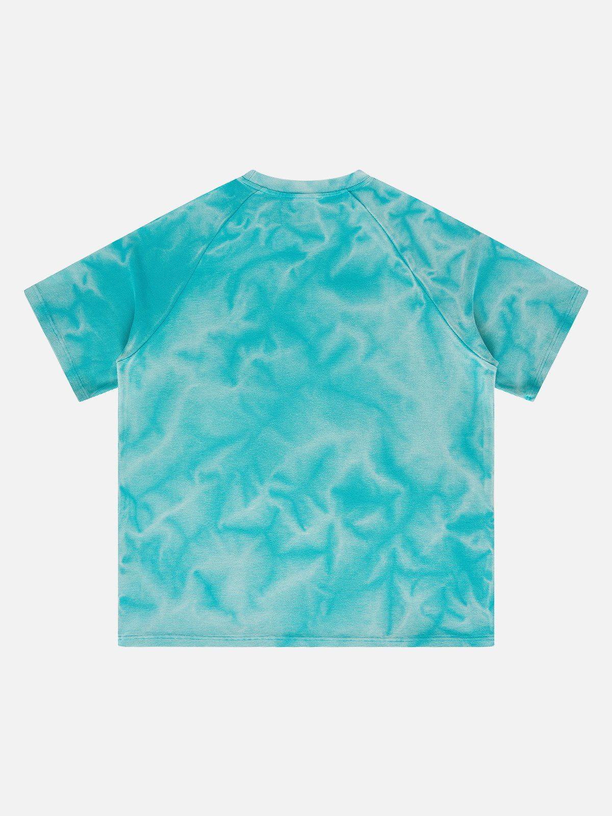 Concert Outfit Water Ripples Print Tee Concert Outfit Water Ripples Print Tee