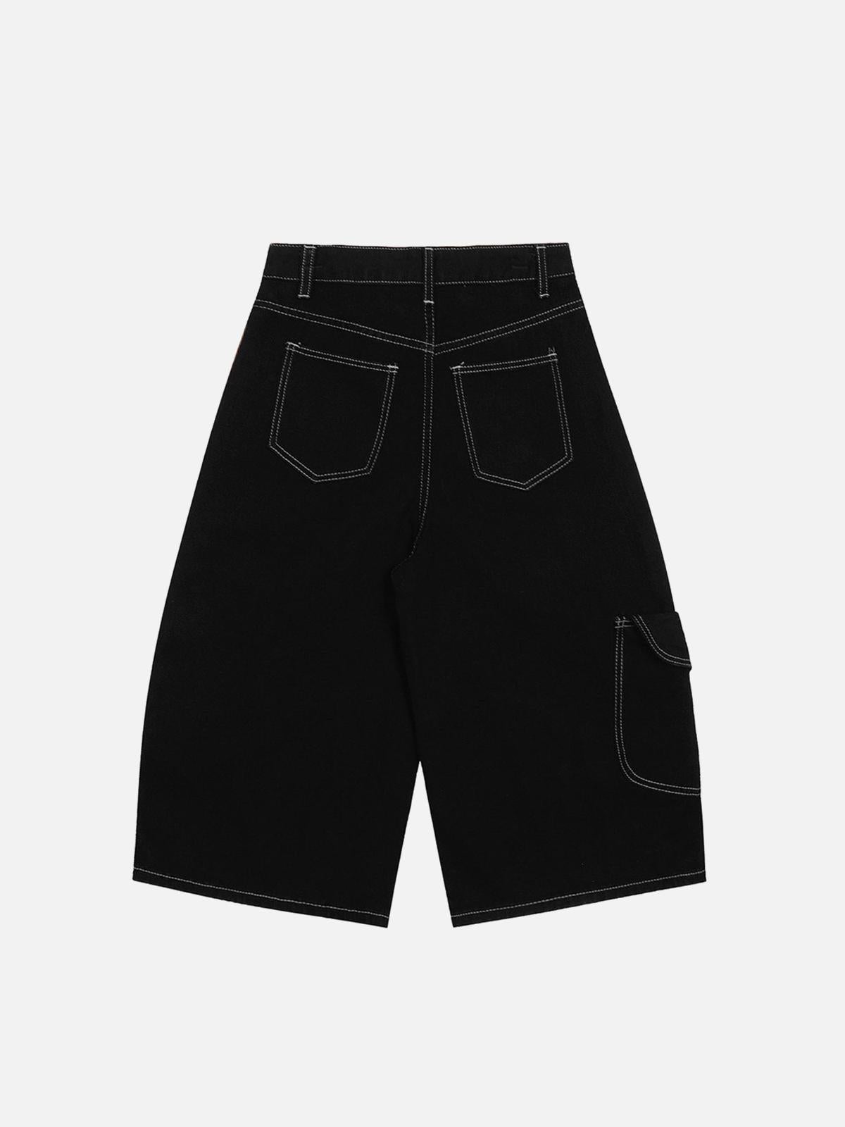 Concert Outfit Welt-Embellished Cargo Jorts Concert Outfit Welt-Embellished Cargo Jorts