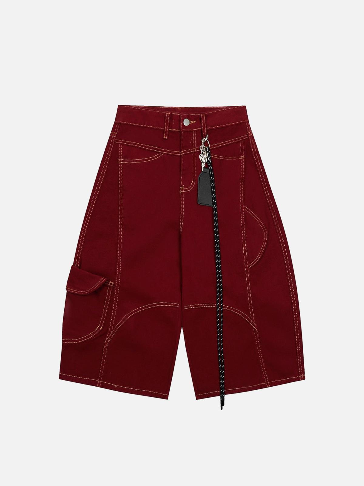 Concert Outfit Welt-Embellished Cargo Jorts Concert Outfit Welt-Embellished Cargo Jorts