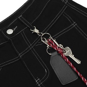 Concert Outfit Welt-Embellished Cargo Jorts