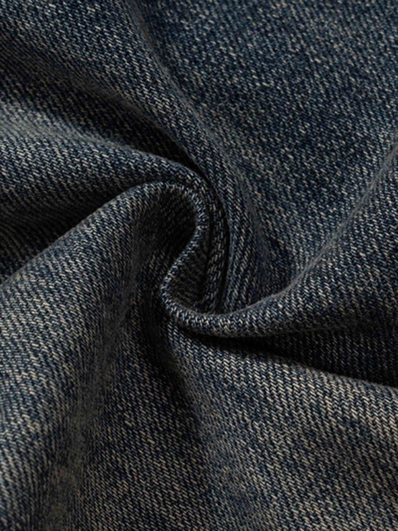 Concert Outfit Wide Leg Multi-Pocket Straight Leg Loose Jeans Concert Outfit Wide Leg Multi-Pocket Straight Leg Loose Jeans