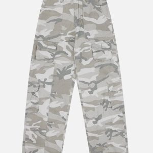 Concert Outfit Wide-Leg Straight-Leg Cargo Pants