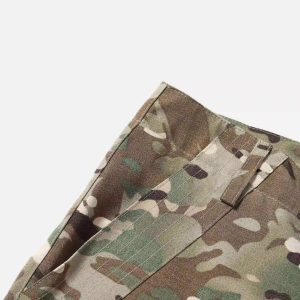 Concert Outfit Workwear Camouflage Hip-Hop Street Casual Pants
