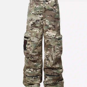 Concert Outfit Workwear Camouflage Hip-Hop Street Casual Pants