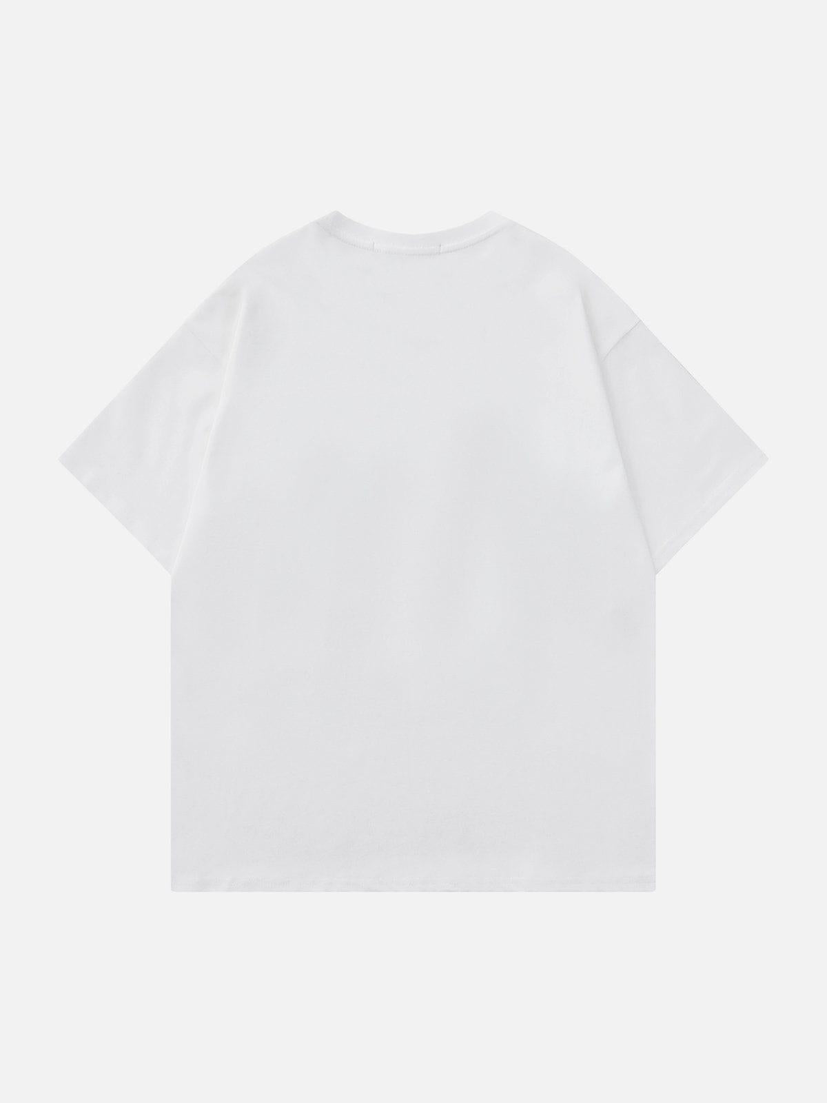 Concert Outfit Wrestling Demon Print Tee Concert Outfit Wrestling Demon Print Tee