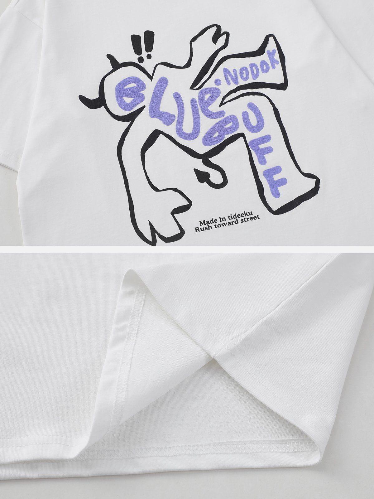 Concert Outfit Wrestling Demon Print Tee Concert Outfit Wrestling Demon Print Tee