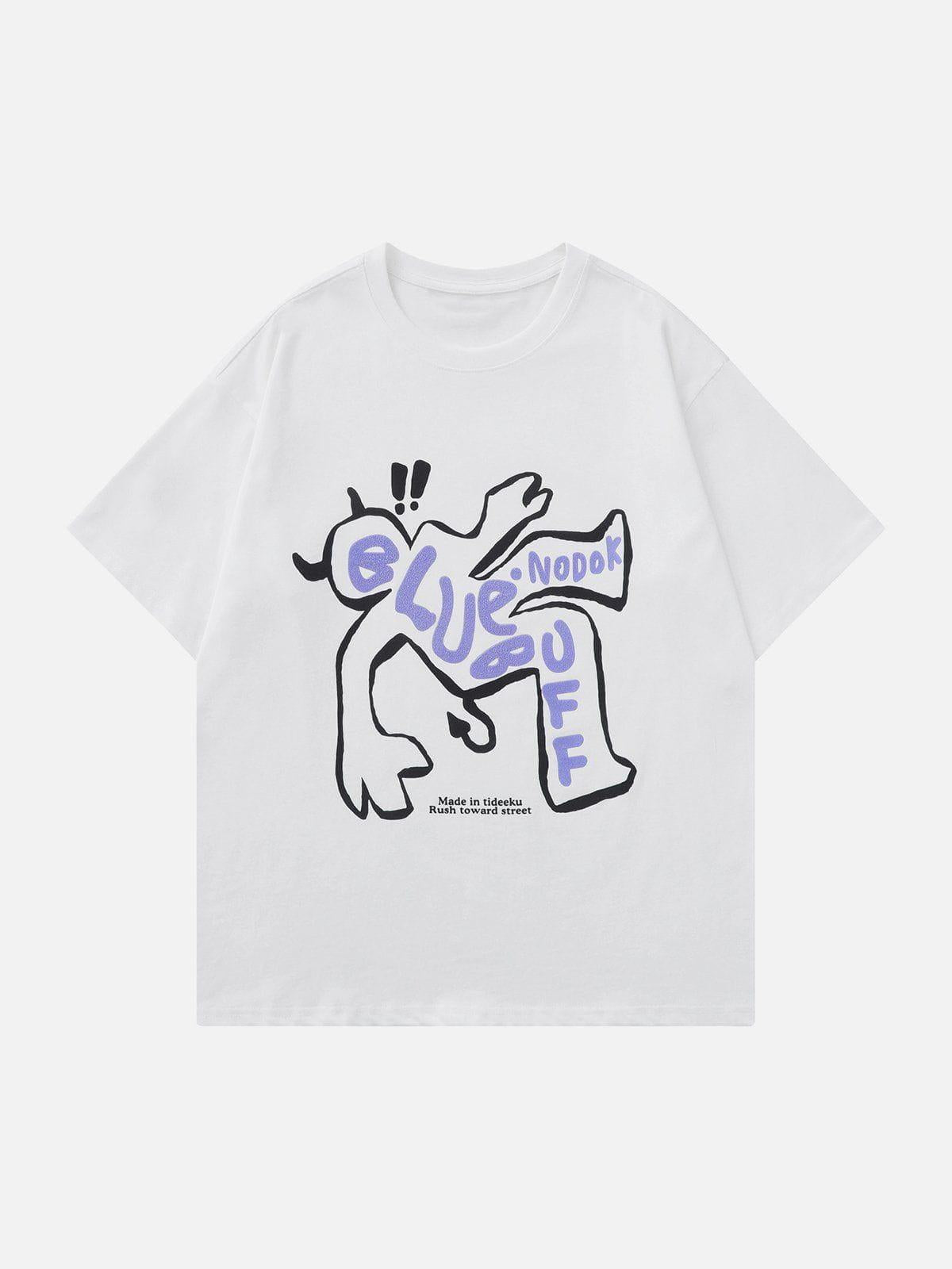 Concert Outfit Wrestling Demon Print Tee Concert Outfit Wrestling Demon Print Tee