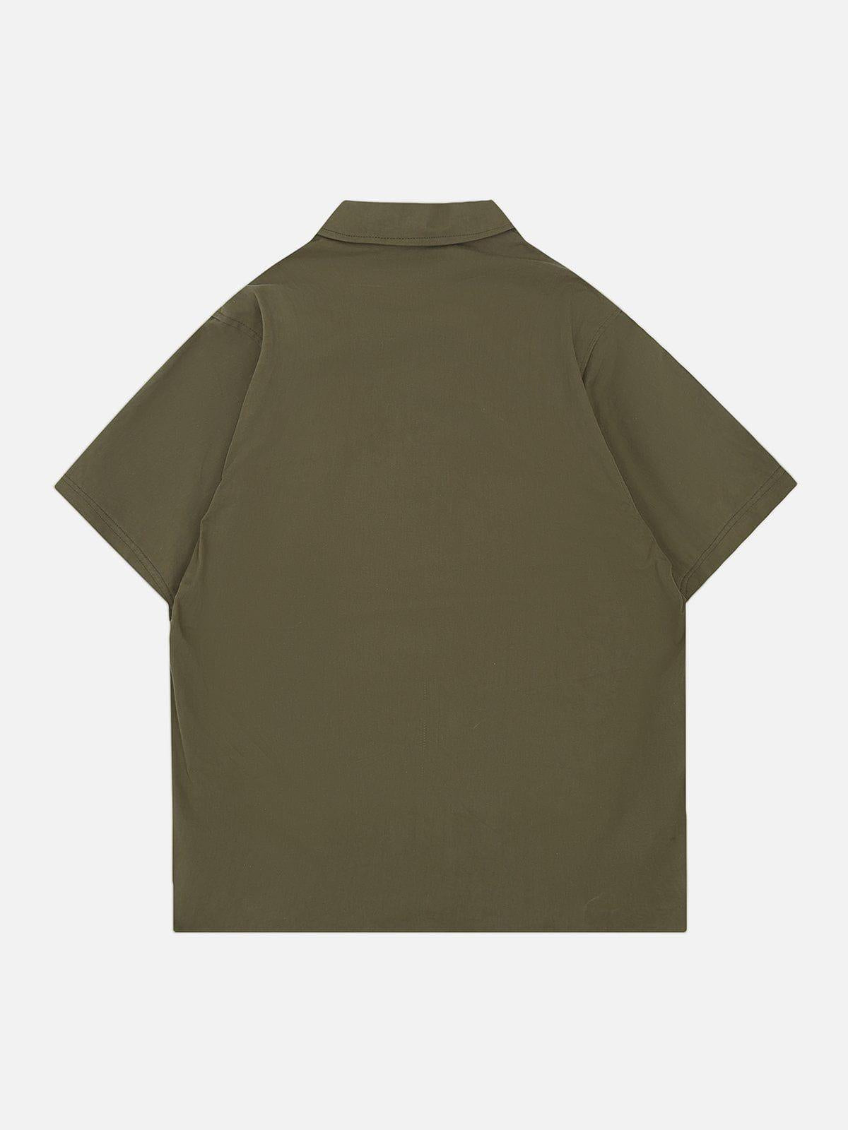 Concert Outfit Zip Patchwork Tee Concert Outfit Zip Patchwork Tee