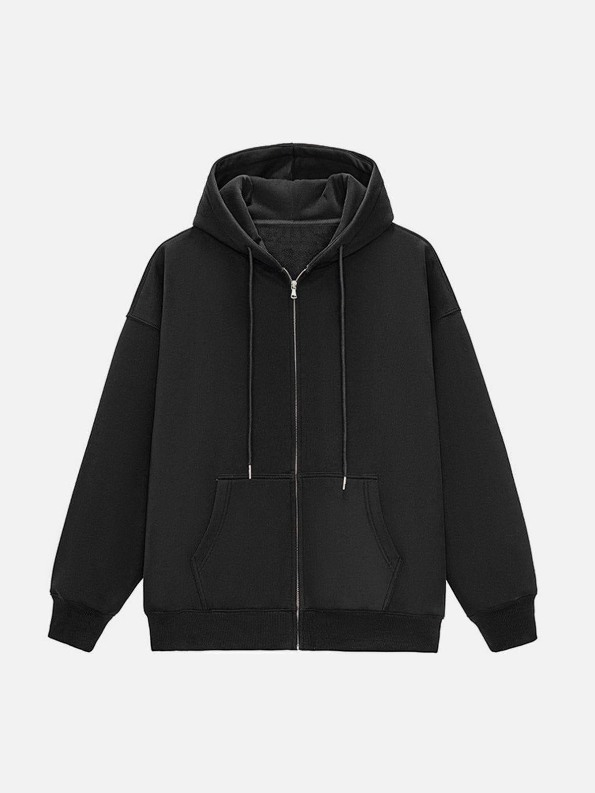 Concert Outfit ZIP UP Solid Color Hoodie Concert Outfit ZIP UP Solid Color Hoodie