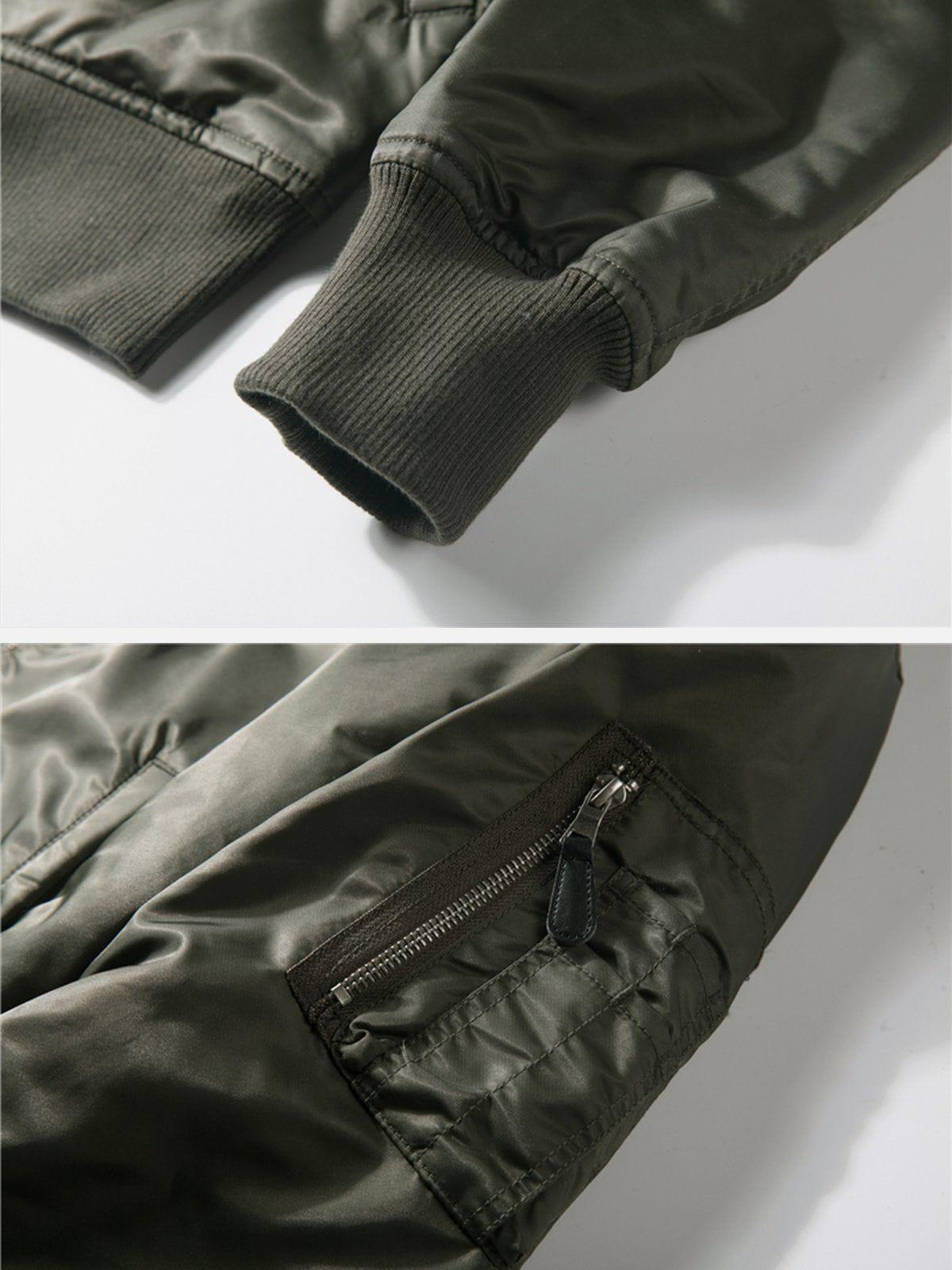 Concert Outfit ZIP UP Solid Color Winter Coat Concert Outfit ZIP UP Solid Color Winter Coat