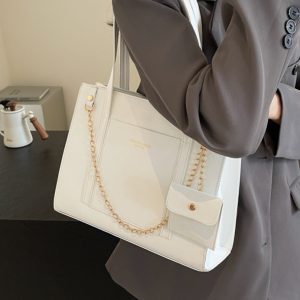 2025 Large Capacity Summer Handbag for Women - Versatile Stylish Shoulder Tote Bag for Commuting and Everyday Use