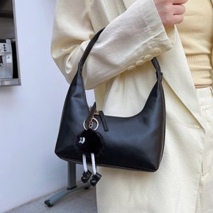 2025 Summer Women's Silver French-Style Baguette Shoulder Bag - Versatile High-End Niche Underarm Bag