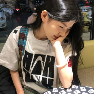American Retro 2025 Summer Women's Short Sleeve Letter Embroidery Round Neck T-Shirt Casual Loose Fit Trendy Top