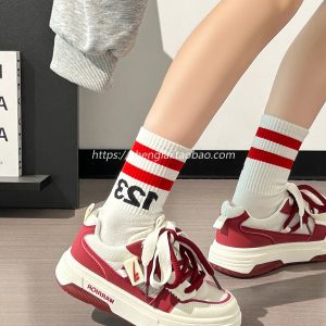 Breathable Mesh Women's Summer Shoes - Trendy Thick-Soled Platform Sneakers for Comfort and Style