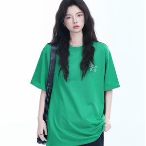 Cute White Oversized Short Sleeve T-Shirt for Women with Sheep Graphic - Summer Y2K Style, Casual Loose Fit