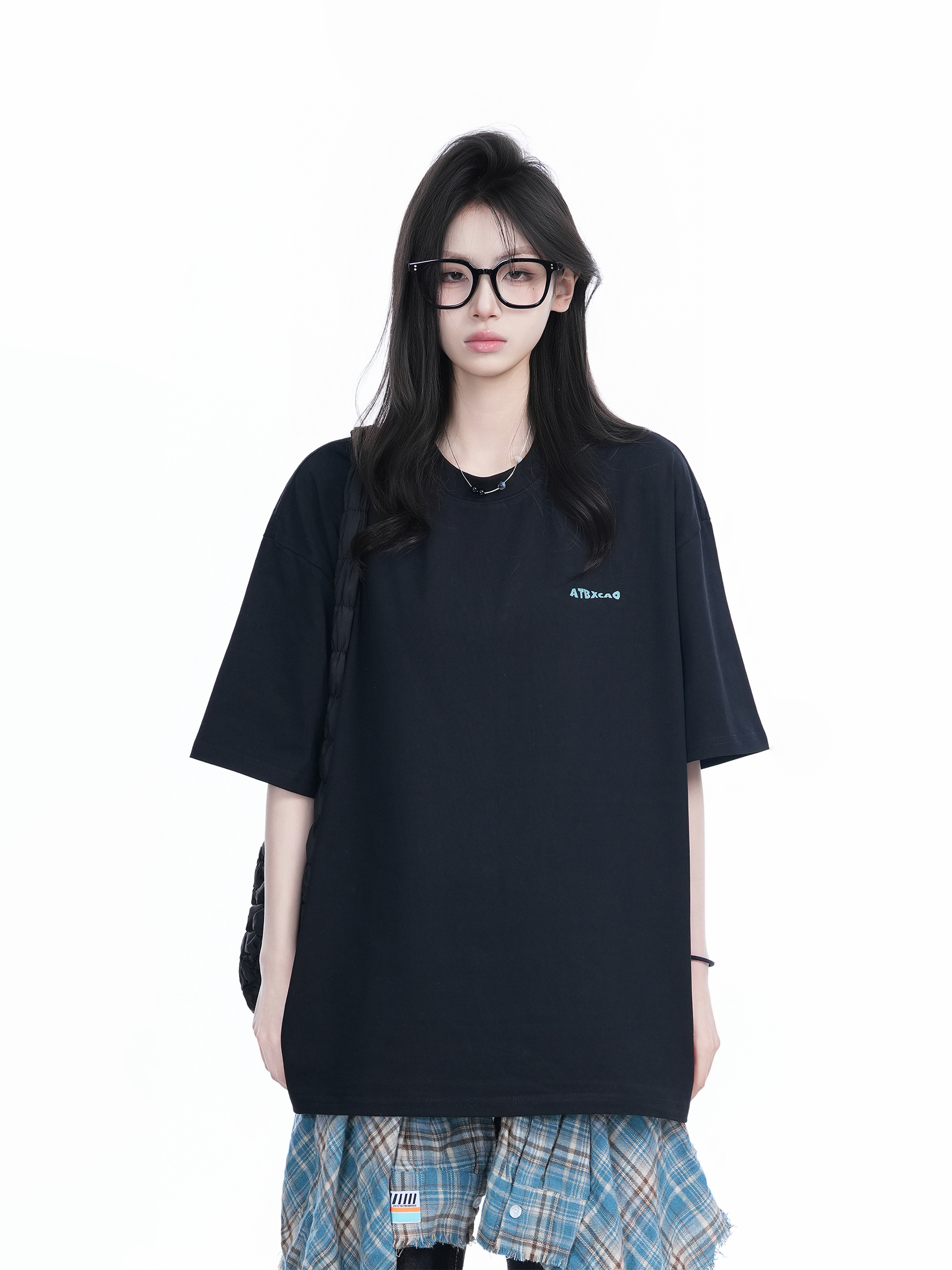 Deep Red Oversized Women’s T-Shirt with Round Neck, "Sit and Eat Until the Mountains Are Empty", American Retro Style, Short Sleeve
