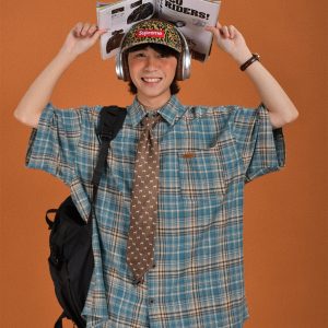 Handmade American Vintage Brushed Plaid Short Sleeve Shirt for Men and Women – Casual Versatile Fashion Staple, New Arrival