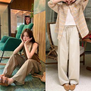 High-Waisted Slim Straight Multi-Pocket Casual Pants for Women - Summer Style, Narrow Edge Design, Trendy and Comfortable
