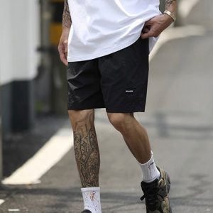Japanese-Style Candy Color Sports Shorts for Men & Women - Lightweight Quick-Dry Summer Beach Shorts, Loose Fit Five-Point Design