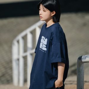 Japanese-Style Printed Short-Sleeve T-Shirt for Men - Casual Loose Round Neck Summer Tee